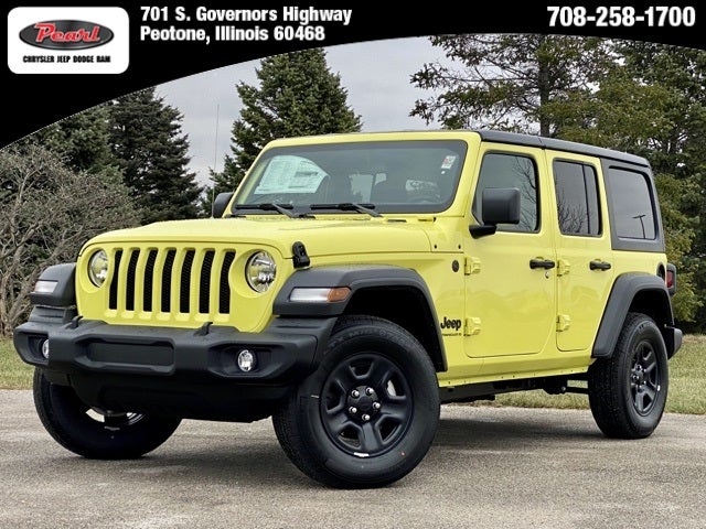 2023 Jeep WRANGLER 4-DOOR SPORT 4X4 in Peotone, IL | Chicago Jeep Wrangler  | Pearl Chrysler Jeep Dodge and Ram