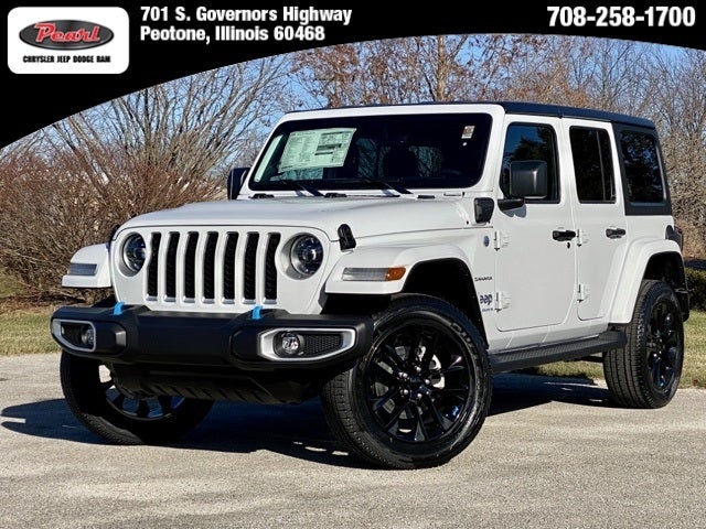 2023 Jeep Wrangler SAHARA 4xe in Peotone, IL | Chicago Jeep Wrangler 4xe |  Pearl Chrysler Jeep Dodge and Ram
